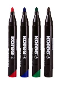 Picture of Kores Permanent Markers Wallet of 4