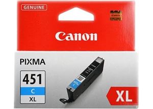 Picture of Canon CLI-451XL High Yield Cyan Ink Cartridge