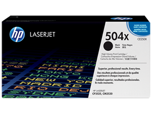 Picture of HP 504X | CE250X High Yield Black Toner Cartridge