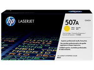 Picture of HP 507A | CE402A Yellow Toner Cartridge