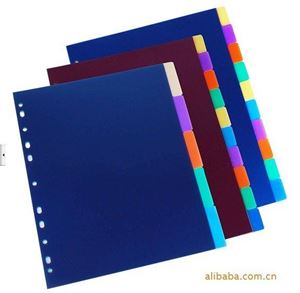 Picture of A4 Index 1 to 5 Rainbow