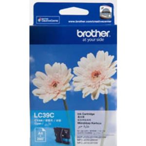 Picture of Brother LC-39 Cyan Ink Cartridge
