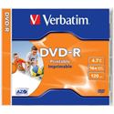 Picture of Verbatim DVD-R 16X Printable 4.7GB each 43520