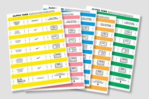 Picture of SFS 55MM ALPHA ADHESIVE LABEL